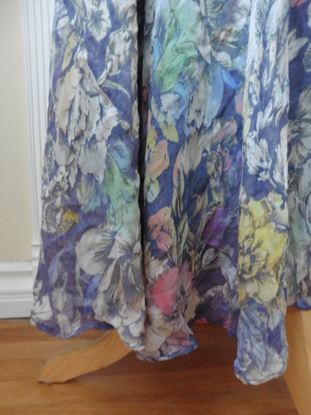 Anthropologie Long Floral Skirt 00P